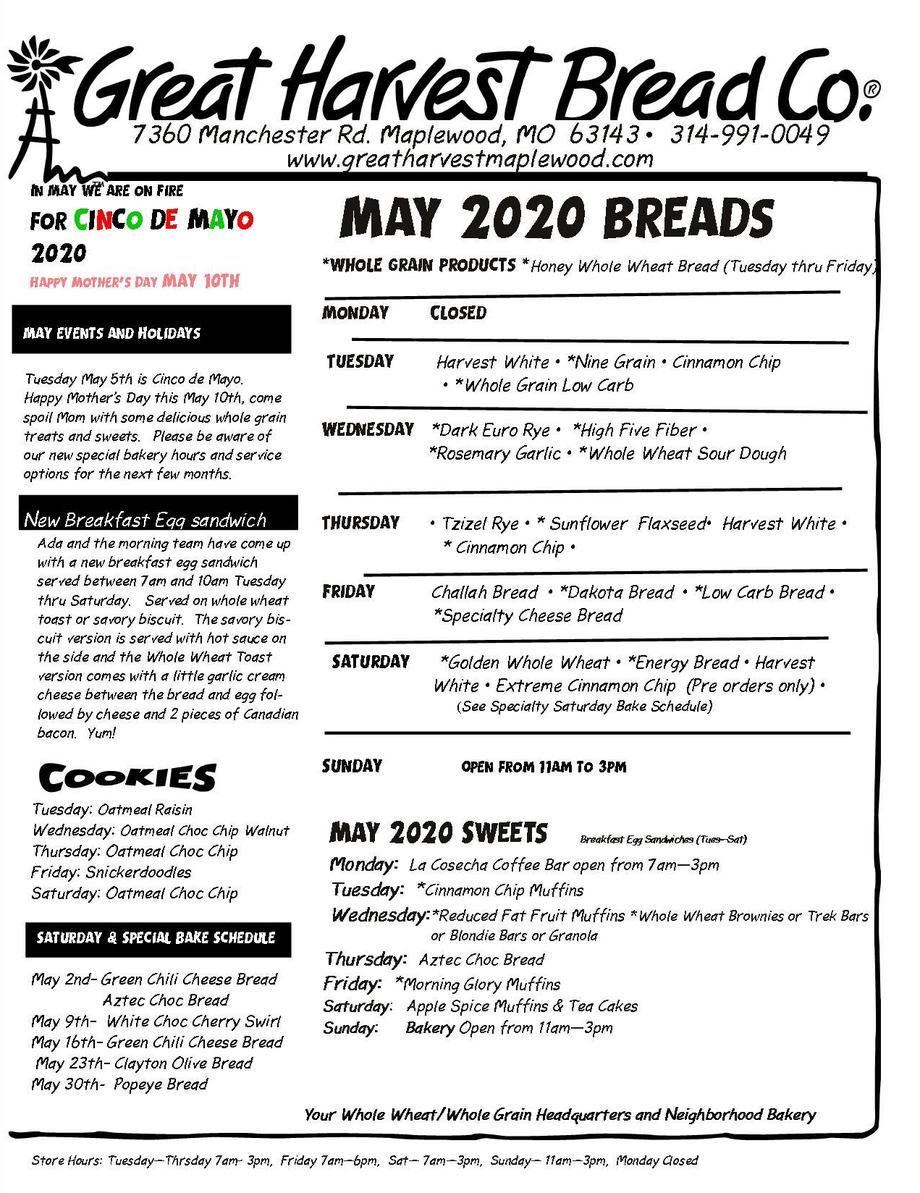 Catering Great Harvest Bread Maplewood, MO